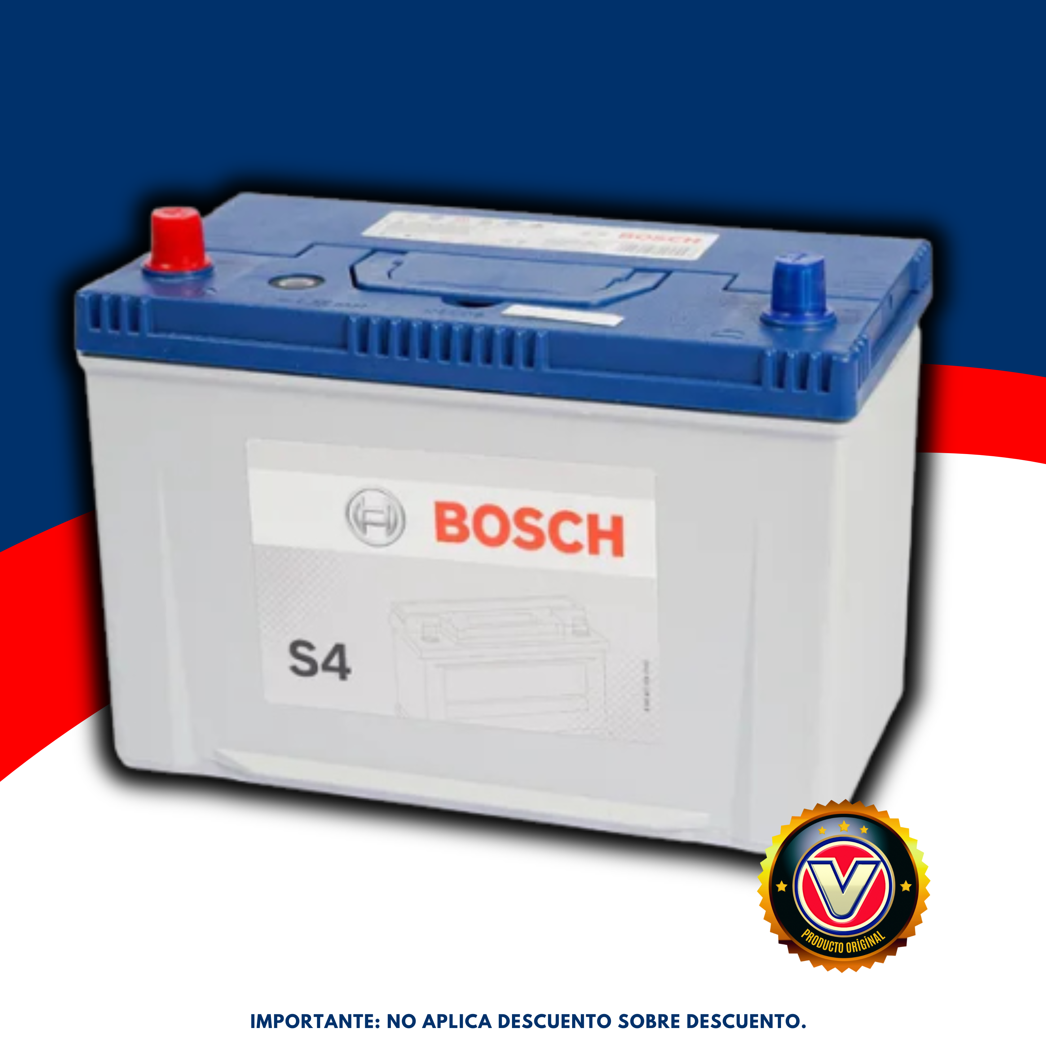 Bateria Bosch 90 Amp S4 S4 90E-27-B