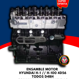 Ensamble Motor Hyundai H-1 H-100 2.5 8v D4bh